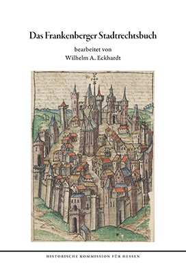 Cover Eckhardt Stadtrechtsbuch
